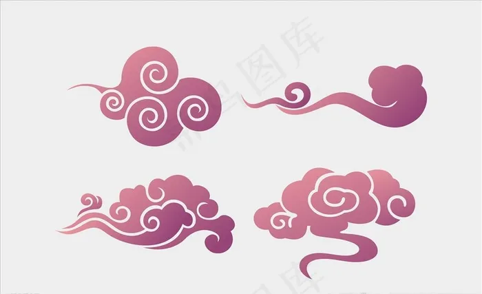 云朵 祥云图片cdr矢量模版下载
