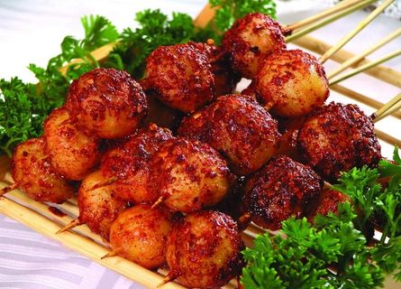 香烤土豆仔图片