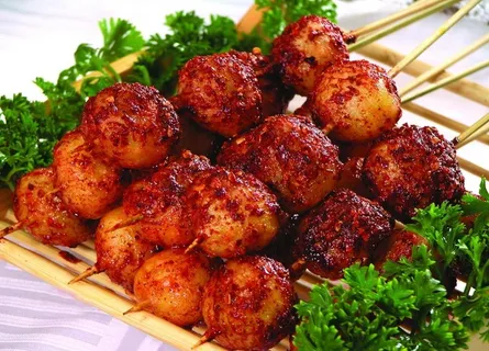香烤土豆仔图片 香烤土豆仔图片