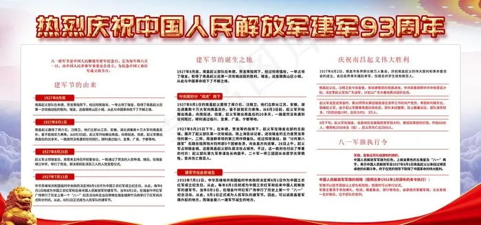 八一建军图片(5906X2953(DPI:150))psd模版下载