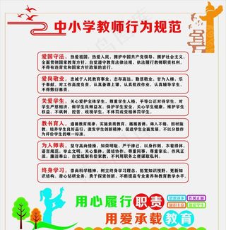 教师行为规范制度图片