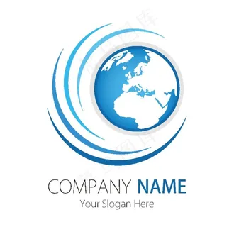 地球logo标志图片