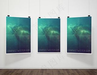 海报展示效果图片