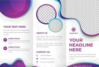 三折页模板图片