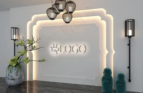 场景logo样机图片