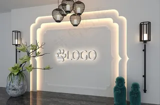 场景logo样机图片