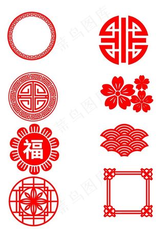 中国传统元素祥纹图片