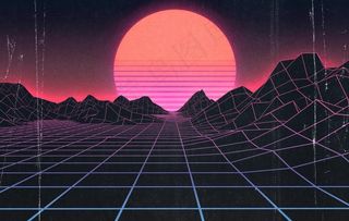 复古科技特效图案设计图片