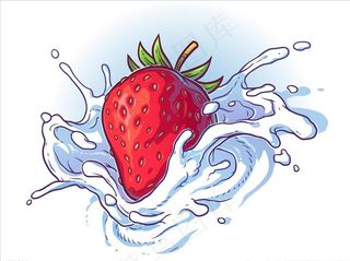 卡通草莓图片