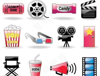 电影元素图片