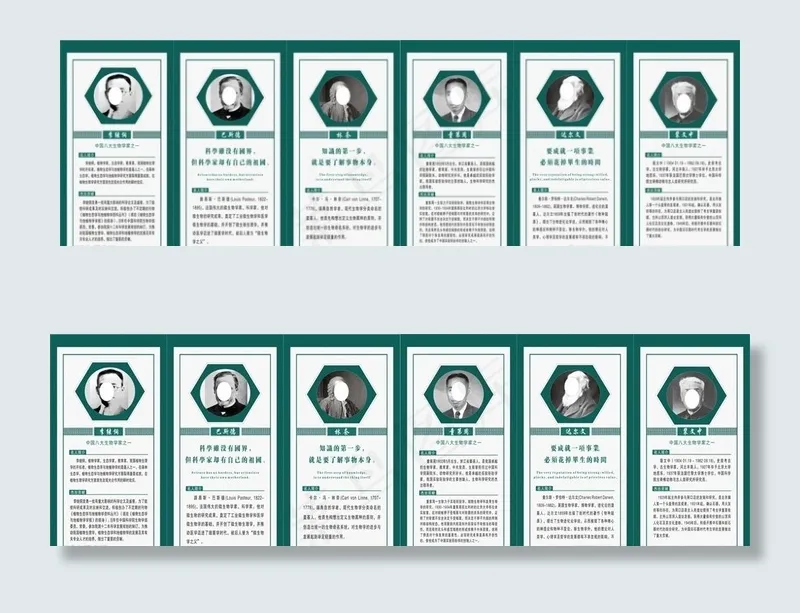 名人名言展板 名人名海报 学校图片cdr矢量模版下载