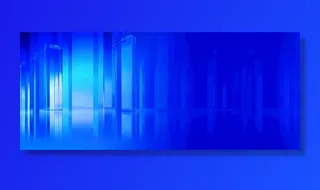 高端蓝色地产户外大物料可用底图图片