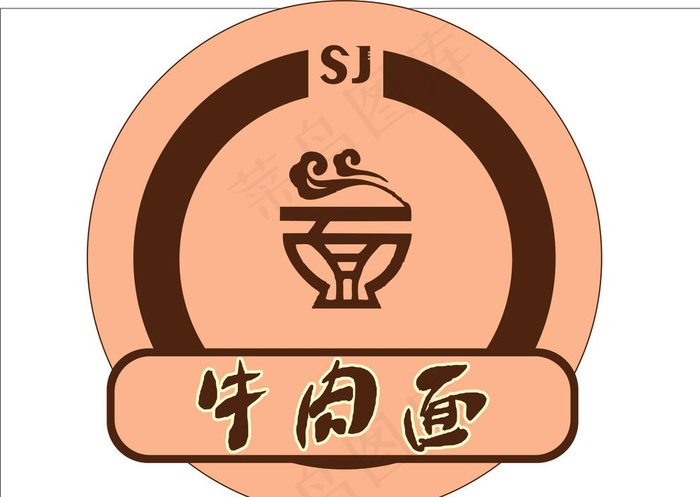 牛肉面圆版logo图片