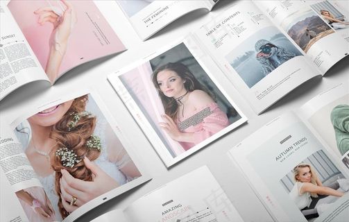画册杂志样机图片