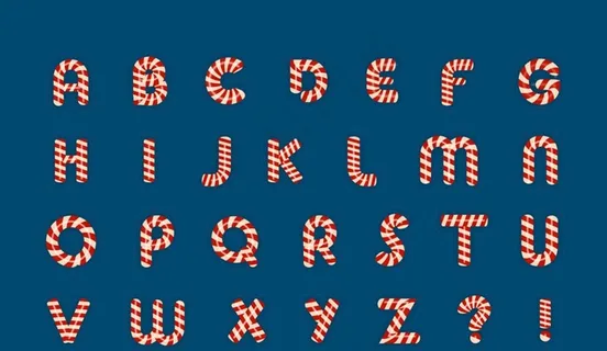 矢量英文字母素材图片