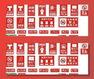消防安全标识牌图片