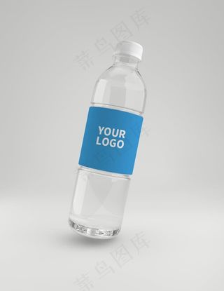 矿泉水瓶子模型样机图片
