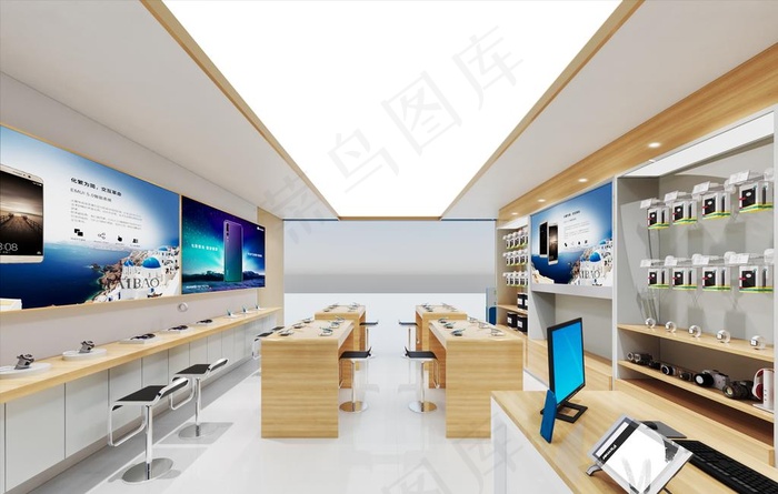 手机店铺效果图图片