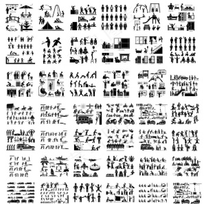 矢量小人合集图片
