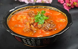西红柿炖牛肉图片