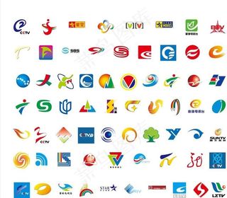 68个电视台台标图片