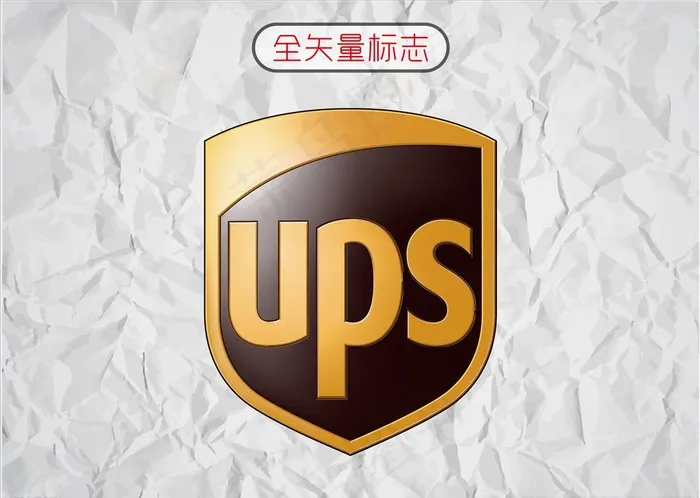 UPS联合包裹图片ai矢量模版下载