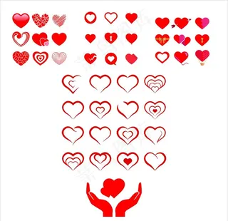 爱心素材图片