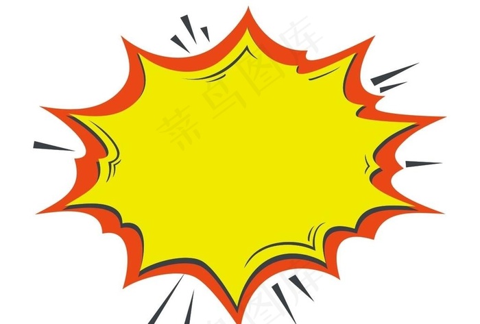 爆炸贴图片cdr矢量模版下载
