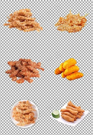 酥脆雪花鸡柳图片