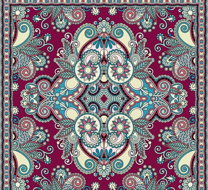 古典欧式图案少数民族花纹复古图片