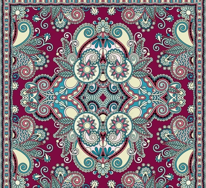 古典欧式图案少数民族花纹复古图片eps,ai矢量模版下载