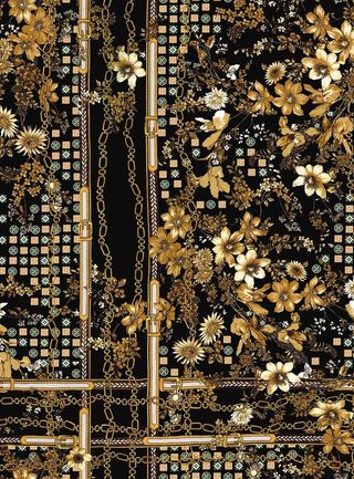 大牌 方巾 丝巾 数码印花 豹图片