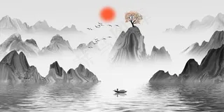 中国风山水图片