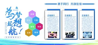 企业文化墙图片