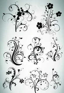 花边花纹psd素材图片