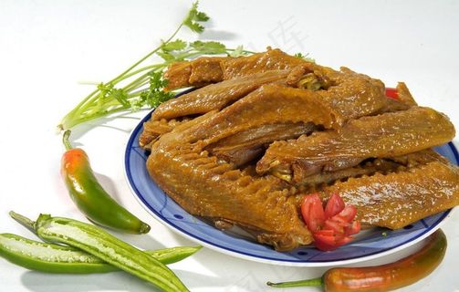 盐焗鸡翅图片