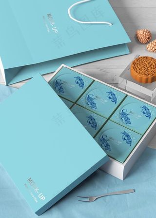 月饼礼盒包装图片