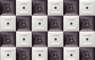 现代简约瓷砖软包背景墙图片