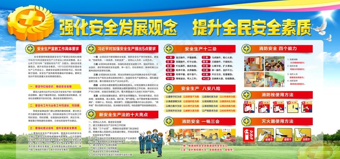 安全生产图片(10630X5315(DPI:150))psd模版下载