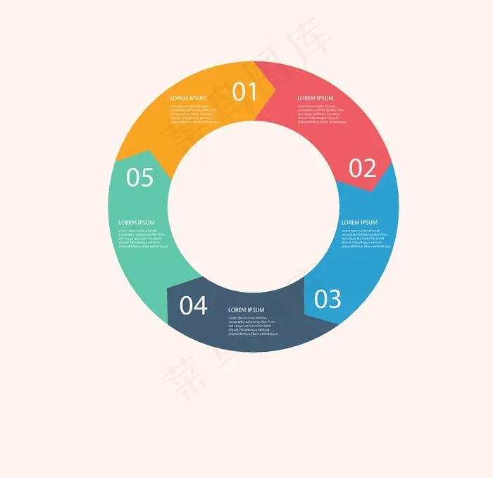 圆形图表图片ai矢量模版下载
