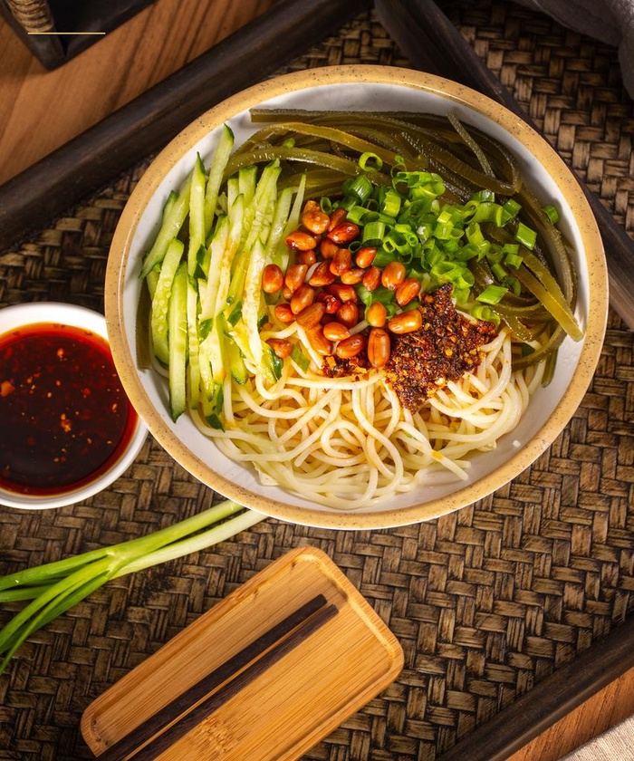 美味凉面图片
