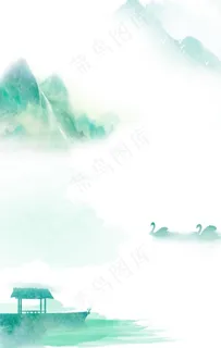 山水背景图片