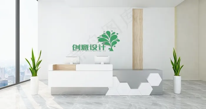 公司前台图片(3840X2160(DPI:300))psd模版下载