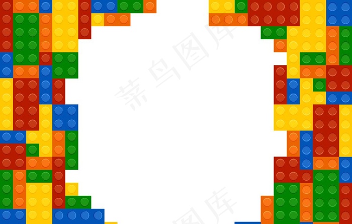 乐高积木背景图片ai矢量模版下载