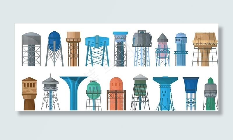 水塔水箱图片