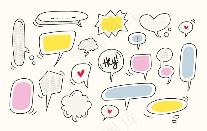 气泡框图片