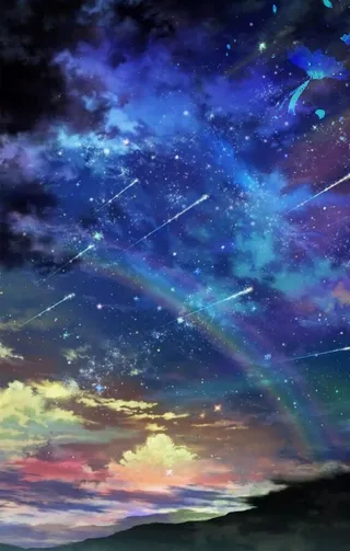 梦幻夜空图片