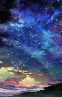 梦幻夜空图片 梦幻夜空图片
