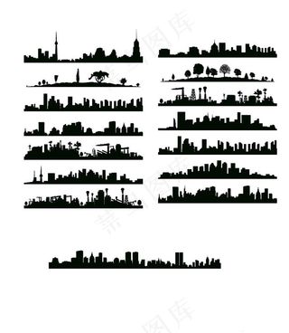 城市剪影图片