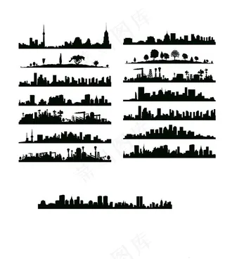 城市剪影图片